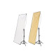 Отражатель студийный Rime Lite 2 в1 White/Soft Gold 80х120 см